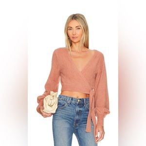 MAJORELLE Wrap Sweater